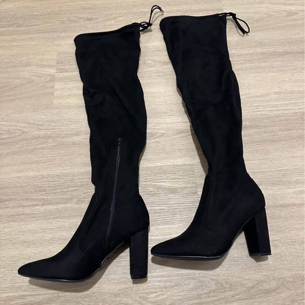 Black Over the Knee Women's Boots